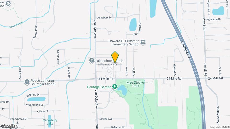 8357 Williamstown Dr Mapa y Detalles de la Ubicación