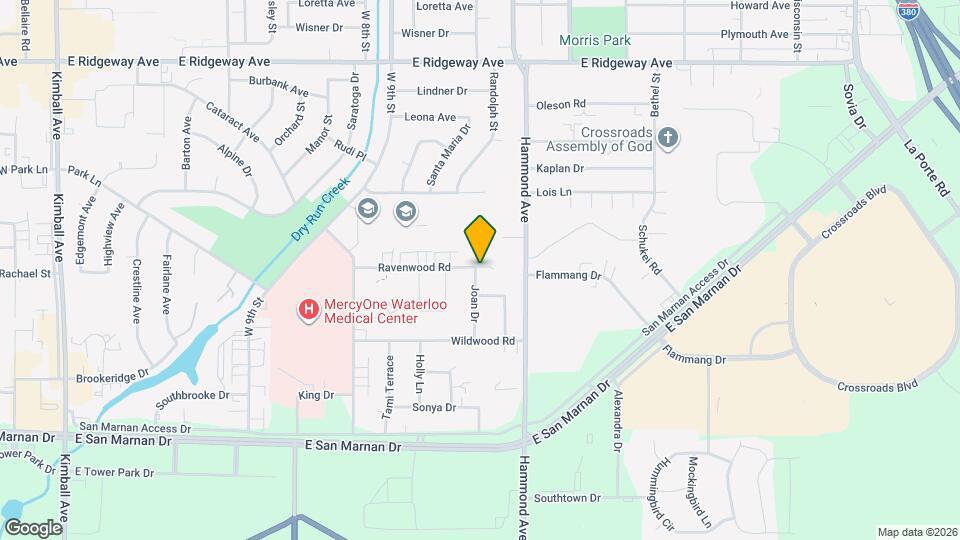 3609 Joan Dr Map and Location Details