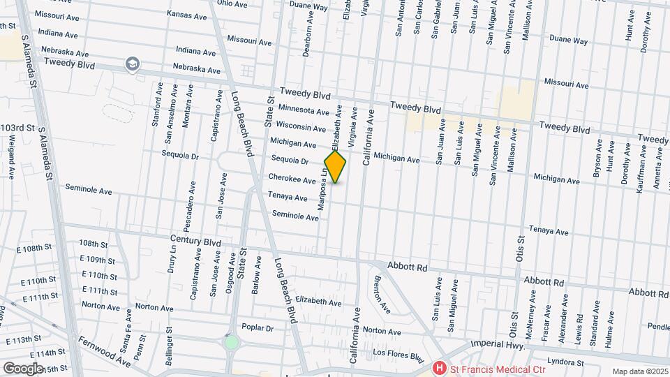10356 Elizabeth Ave Map and Location Details
