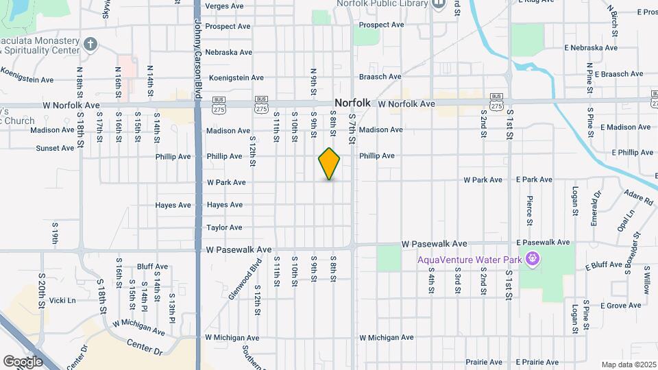 400 S 8th St Map and Location Details