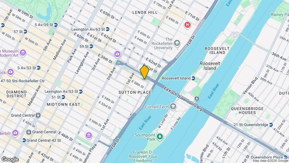 440 E 59th St Map and Location Details