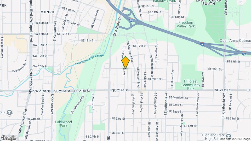 1904 SE Pennsylvania Ave Map and Location Details