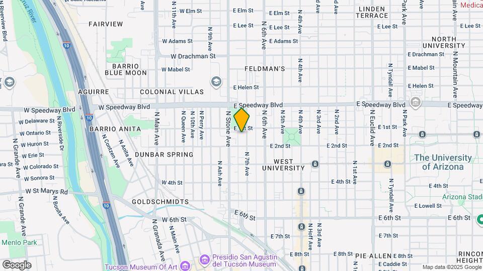 931 N 7th Ave Map and Location Details