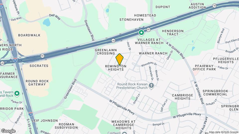 1707 Zydeco Dr Map and Location Details