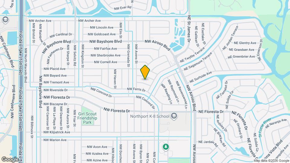 337 NW Tyler Ave Map and Location Details