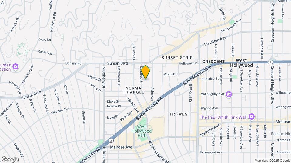 950 Larrabee St Mapa y Detalles de la Ubicación