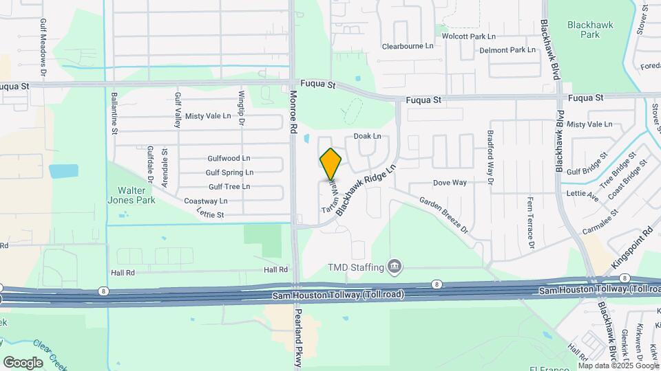 8626 Valley Crest Ln Map and Location Details