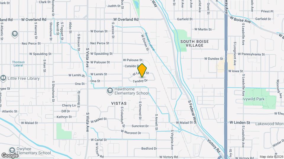 1912 Tendoy Dr Map and Location Details