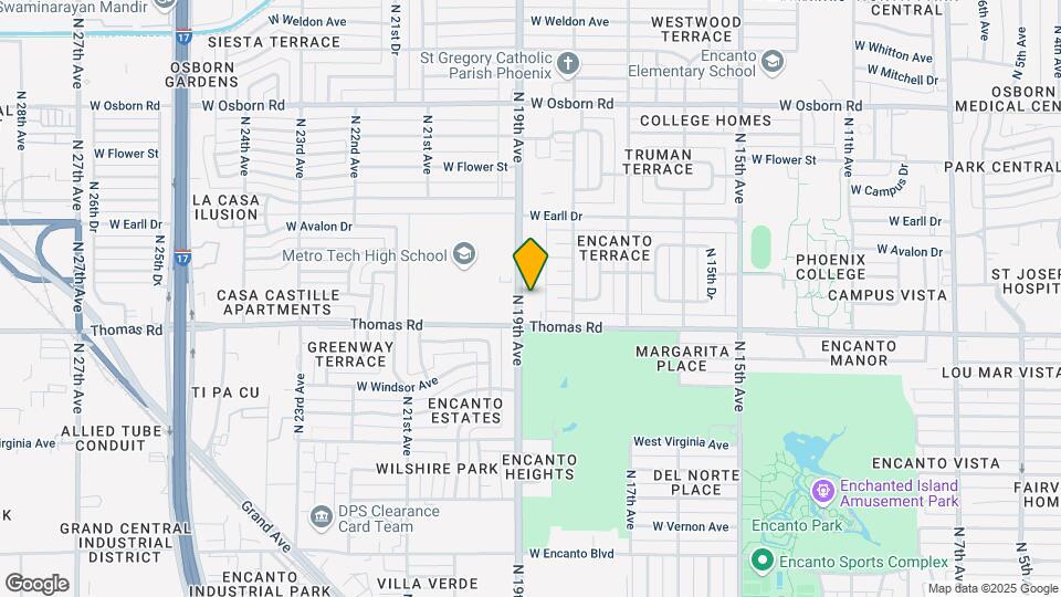 2917 N 19th Ave Map and Location Details