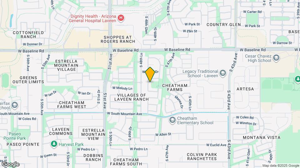 8003 S 48th Dr Map and Location Details