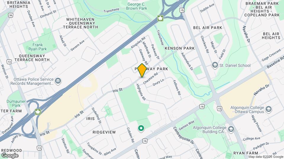 2424 Iris St Map and Location Details