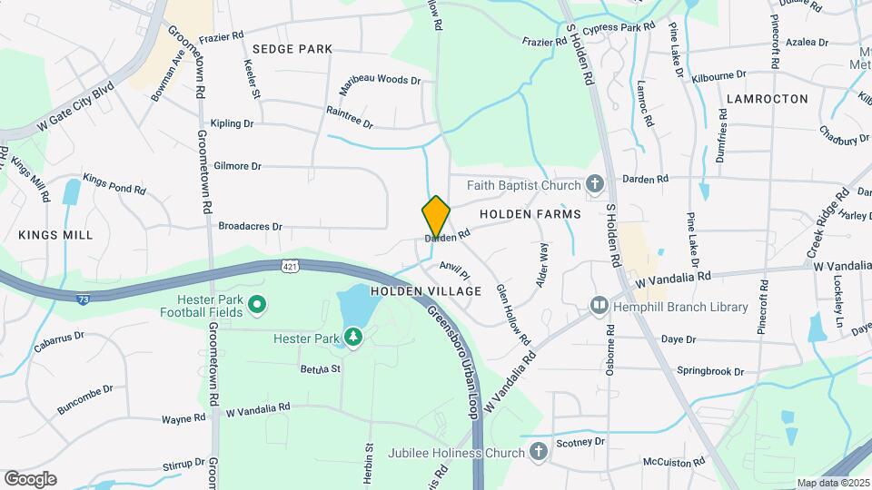 3411 Darden Rd Map and Location Details