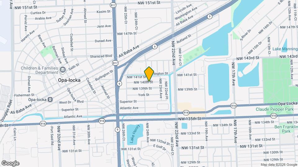 2380 NW 140th St Map and Location Details