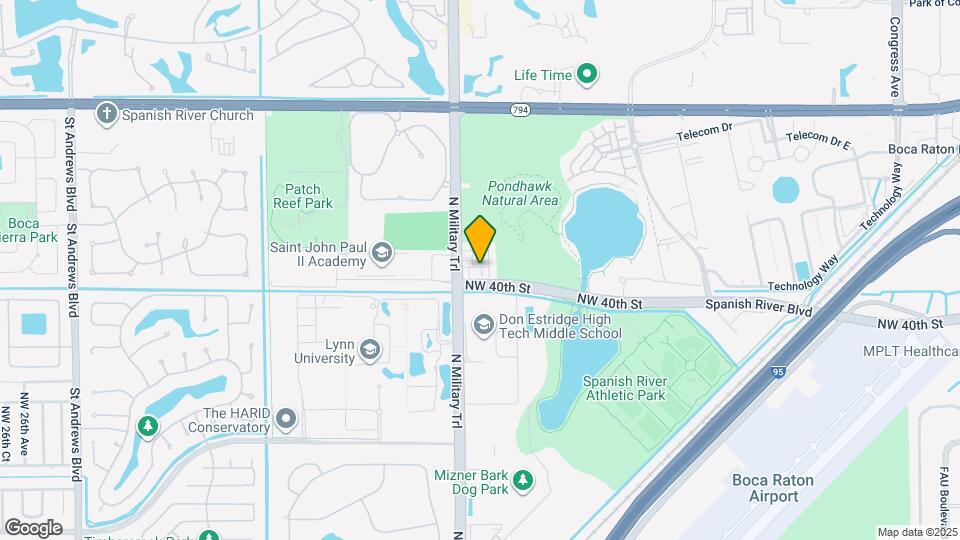 4053 NW 17th Way Map and Location Details