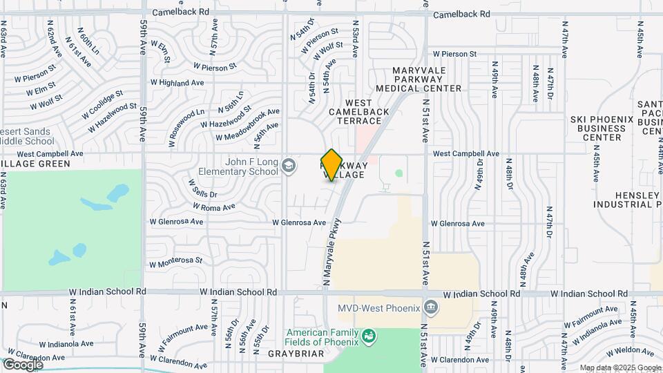 5318 W Turney Ave Map and Location Details
