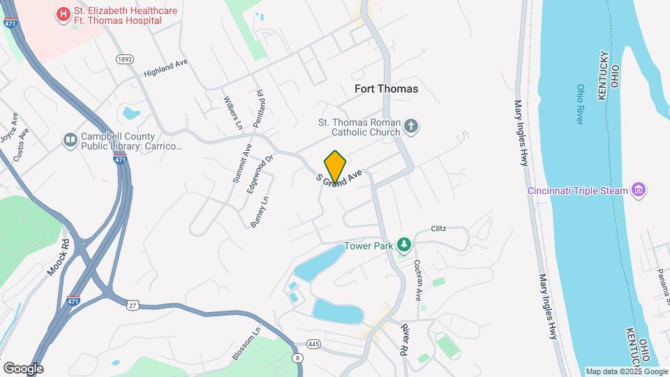 717 S Grand Ave Map and Location Details