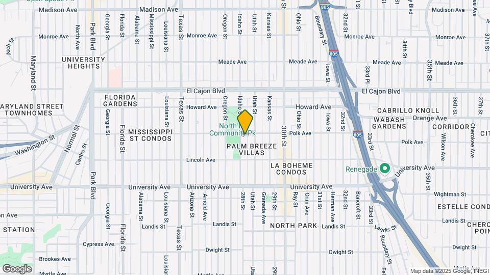 4085 Idaho Street Map and Location Details