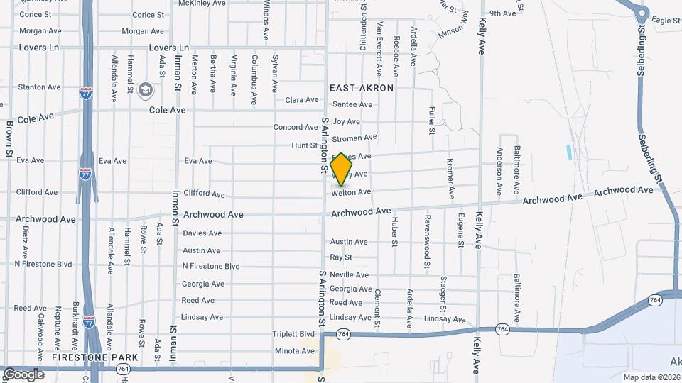 1033 Welton Ave Map and Location Details