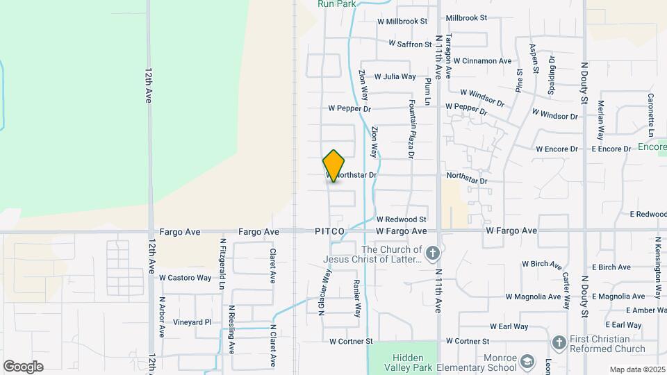 1074 W Orange St Map and Location Details