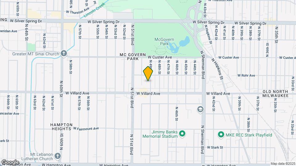 5243 N 49th St Map and Location Details