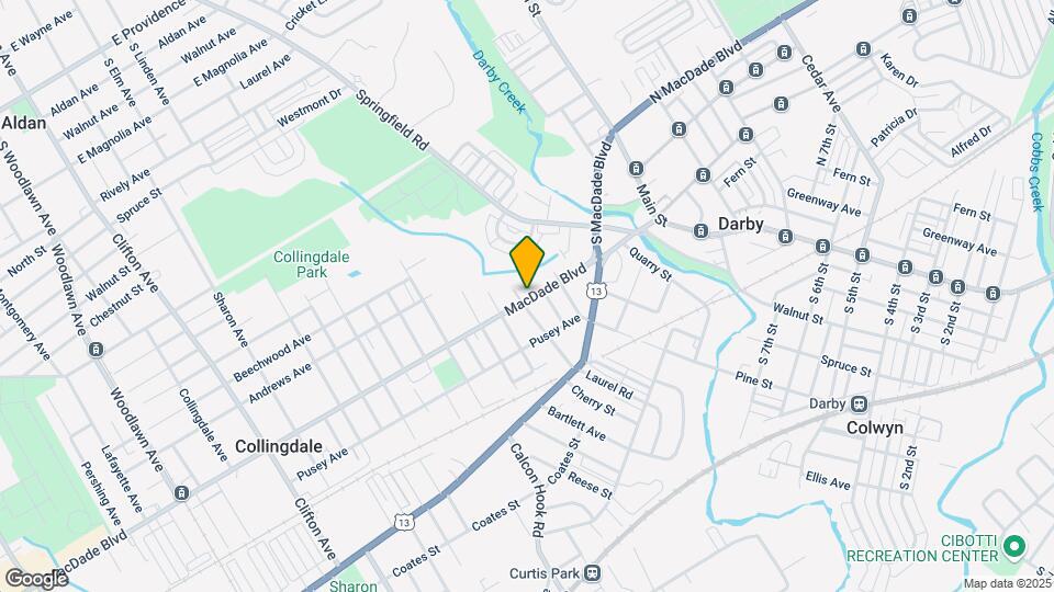 131 S Macdade Blvd Map and Location Details