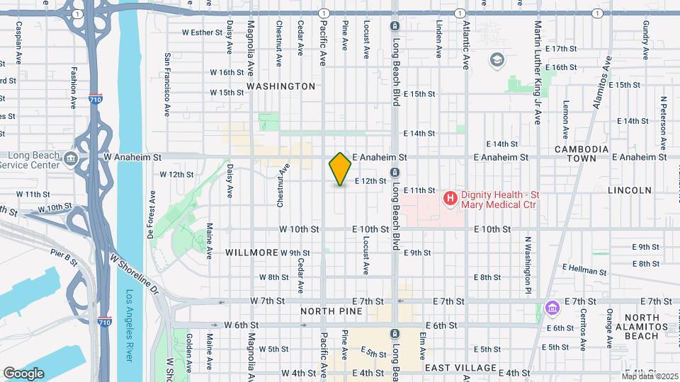 1141 Pine Ave. Mapa y Detalles de la Ubicación
