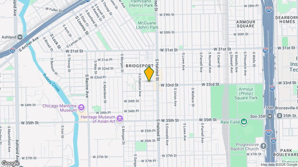 829 W 33rd St Mapa y Detalles de la Ubicación