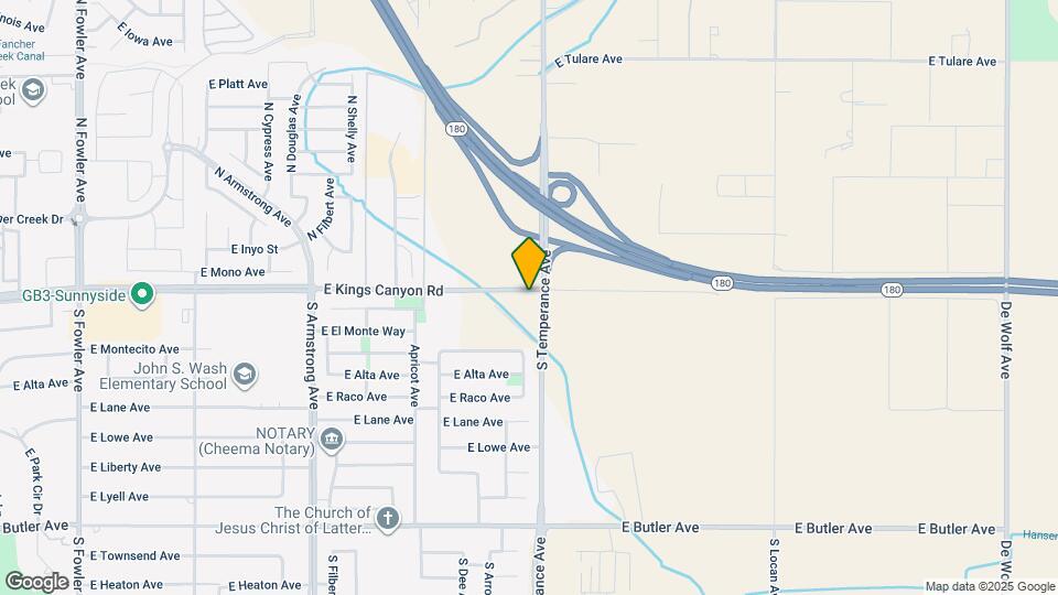 6939 E Kings Canyon Rd Map and Location Details