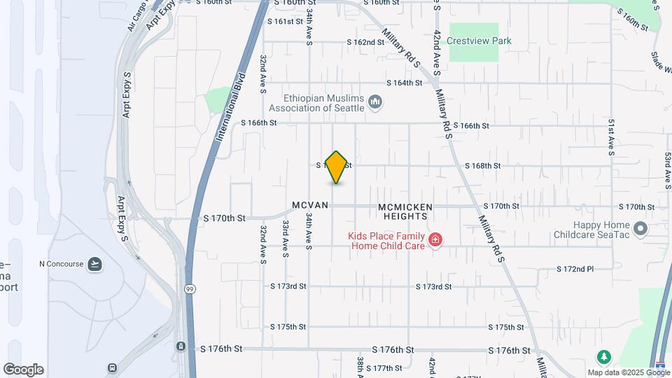 16834 35th Ave S Mapa y Detalles de la Ubicación