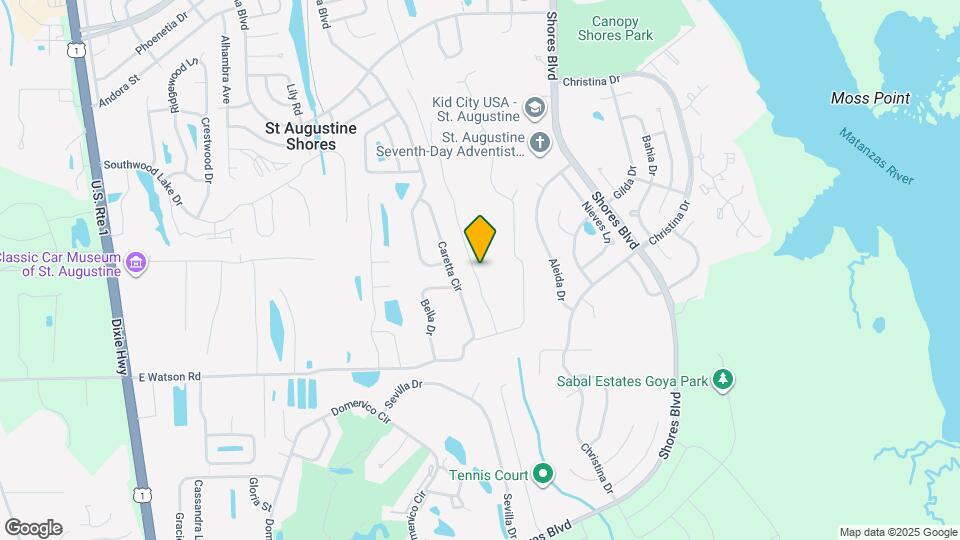 166 Modesto Dr Map and Location Details