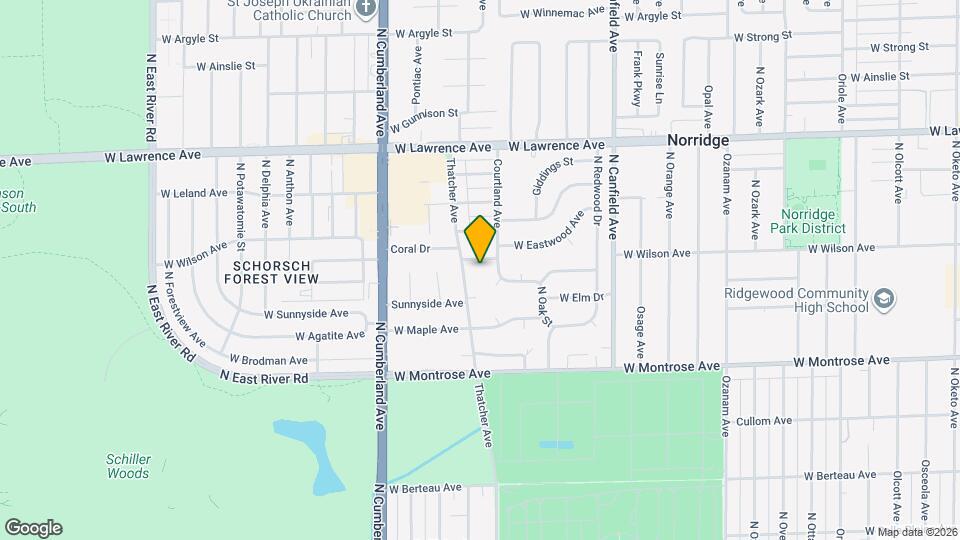 8209 W Wilson Ave Map and Location Details