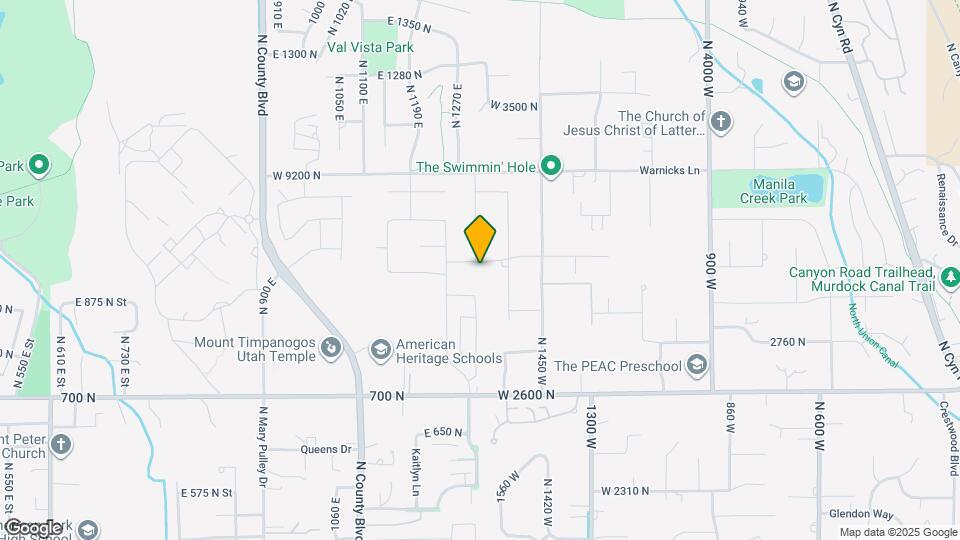 1639 W 3040 N St Map and Location Details