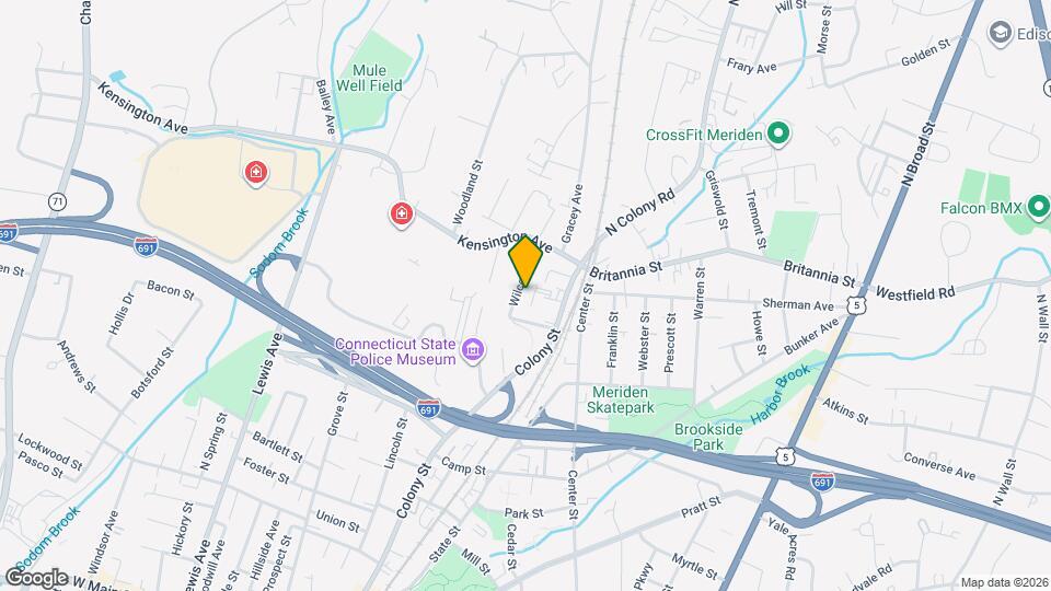 75 Wilcox Ave Map and Location Details