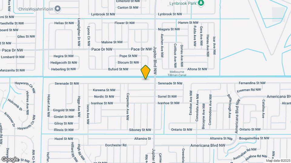 949 Serenade St NW Mapa y Detalles de la Ubicación