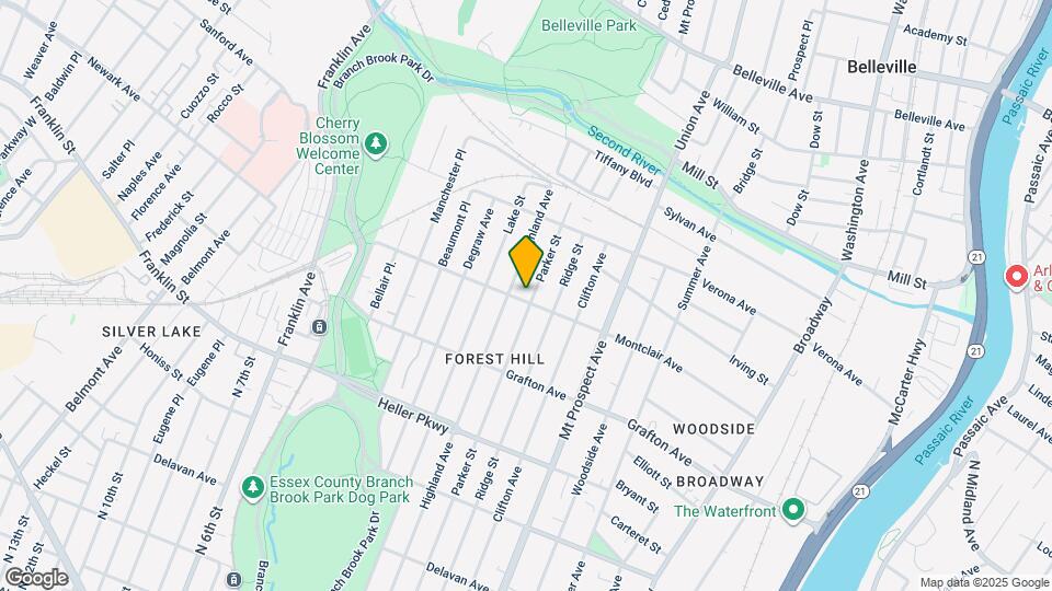 247 Montclair Ave Mapa y Detalles de la Ubicación