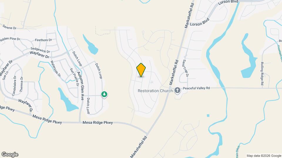 7376 Peachleaf Dr Map and Location Details