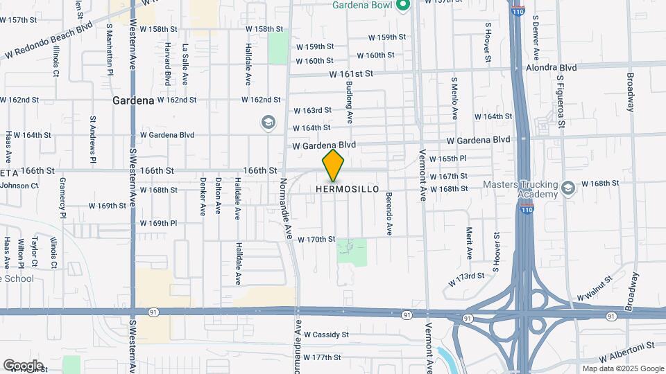 1241 W 168th Map and Location Details