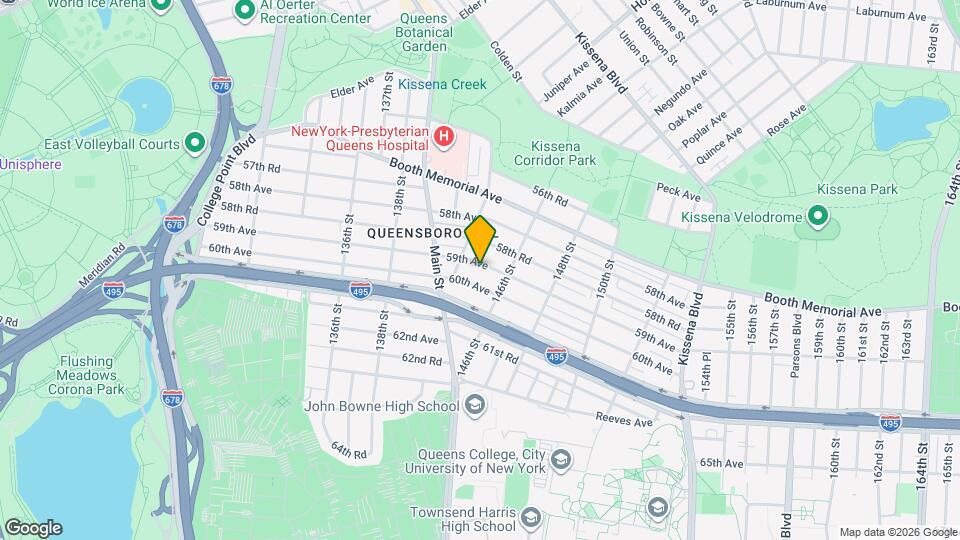 142-24 59th Ave Map and Location Details