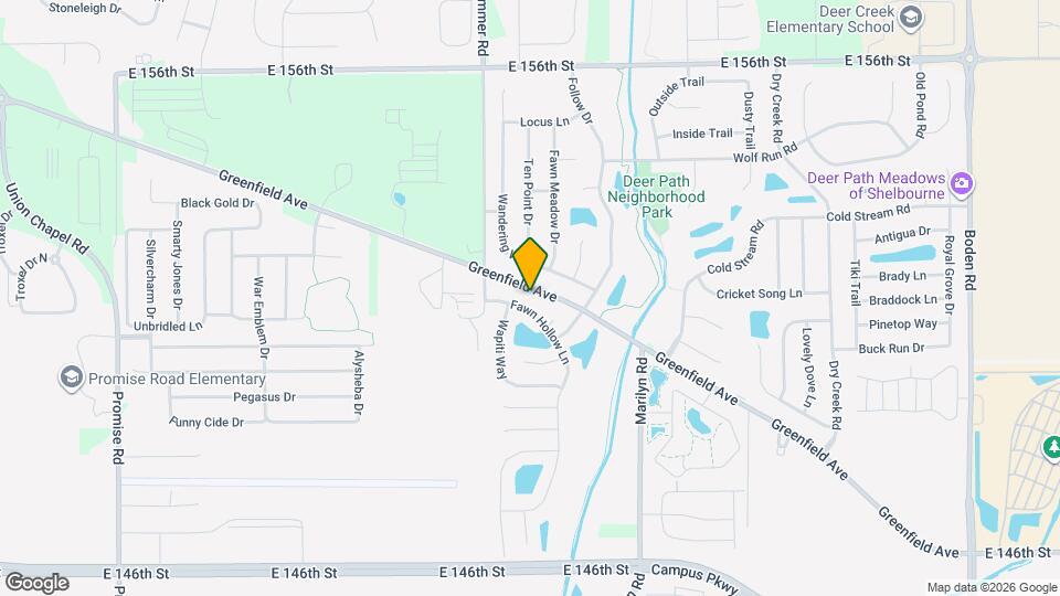 15080 Fawn Hollow Ln Mapa y Detalles de la Ubicación