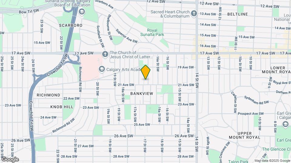 2137 17th St SW Map and Location Details
