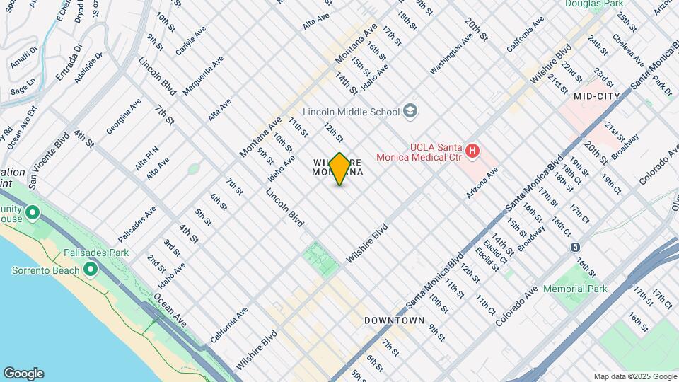 1031-1033 10th St Map and Location Details