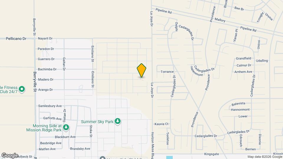 13956 Madero Ave Map and Location Details