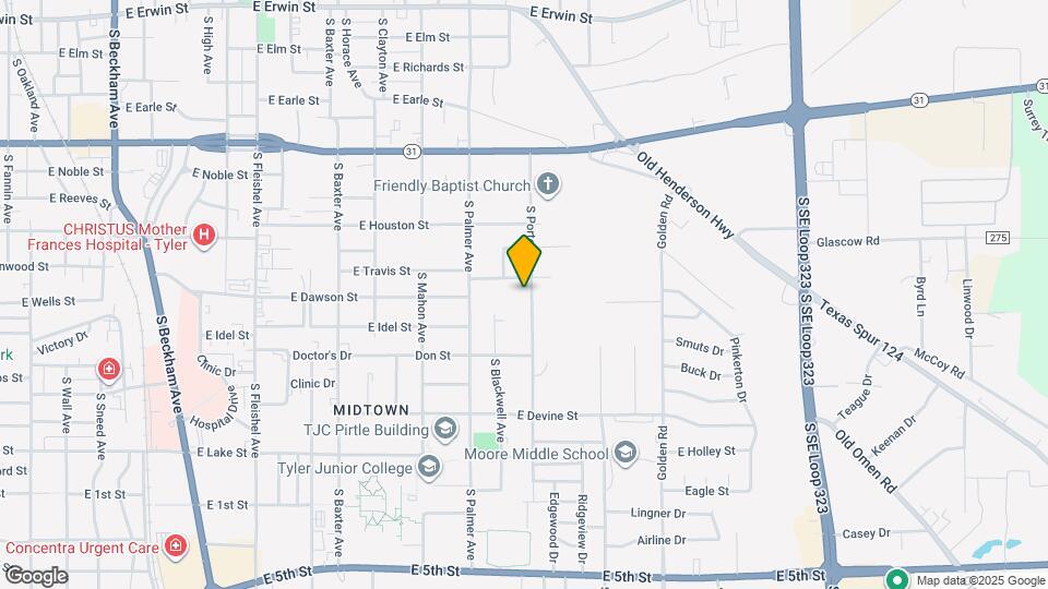 719 S Porter Ave Map and Location Details