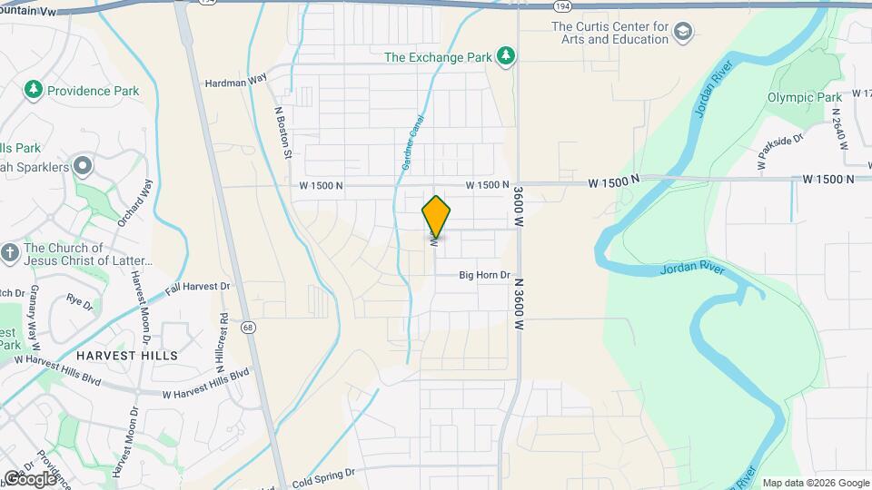 1348 N 3830 W Map and Location Details