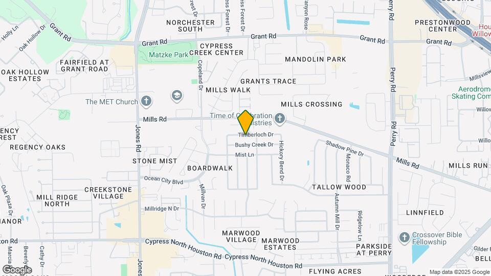 10503 Timberloch Dr Map and Location Details