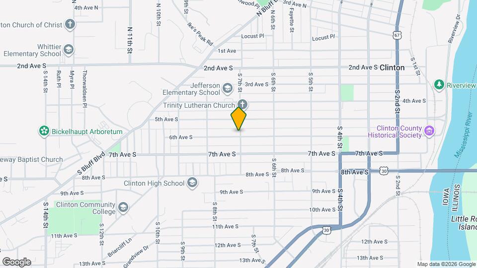 520 S 7th St Map and Location Details