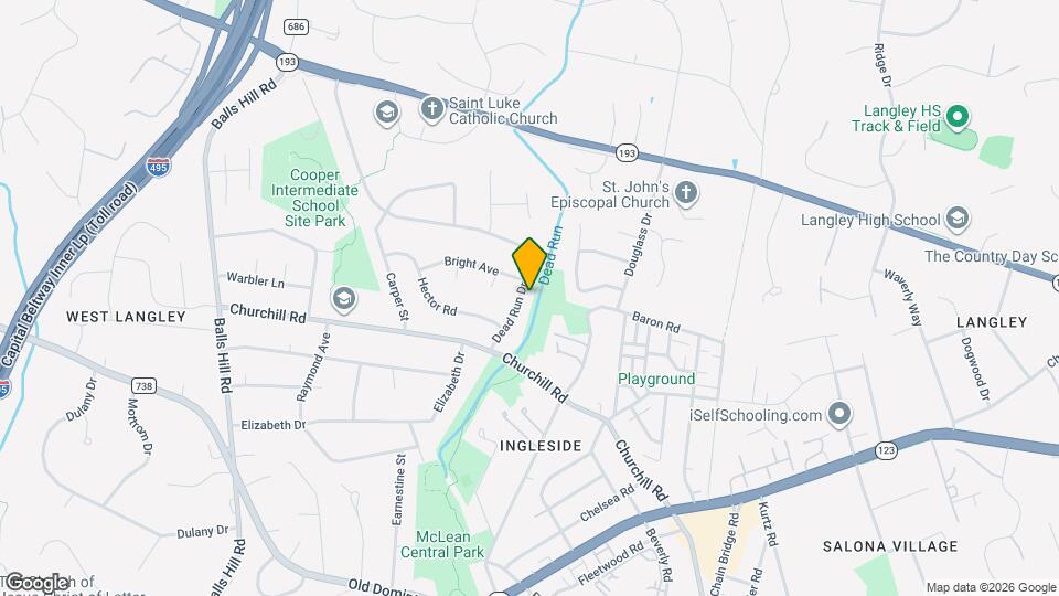 1101 Dead Run Dr Map and Location Details