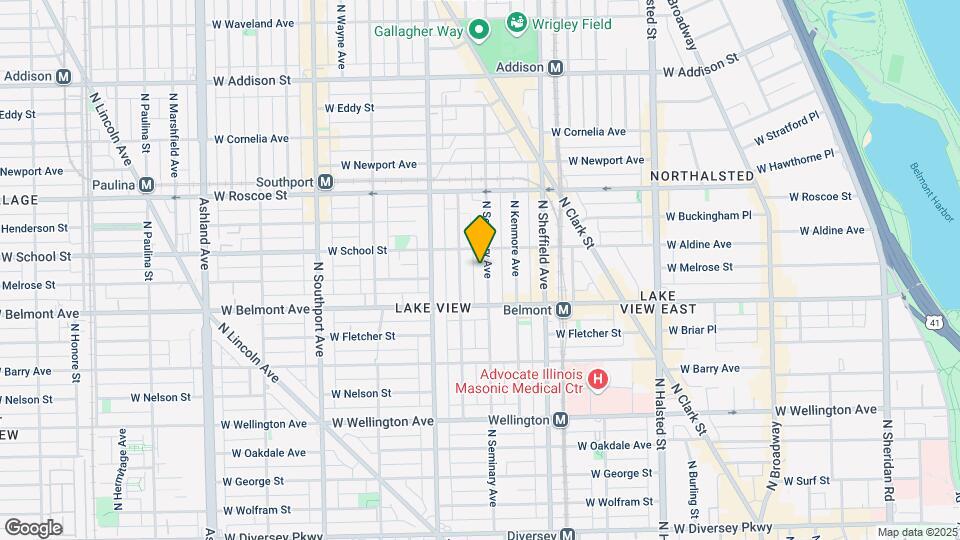 3238 N Seminary Ave Map and Location Details