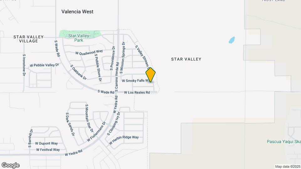 6386 W Willow Falls Way Map and Location Details