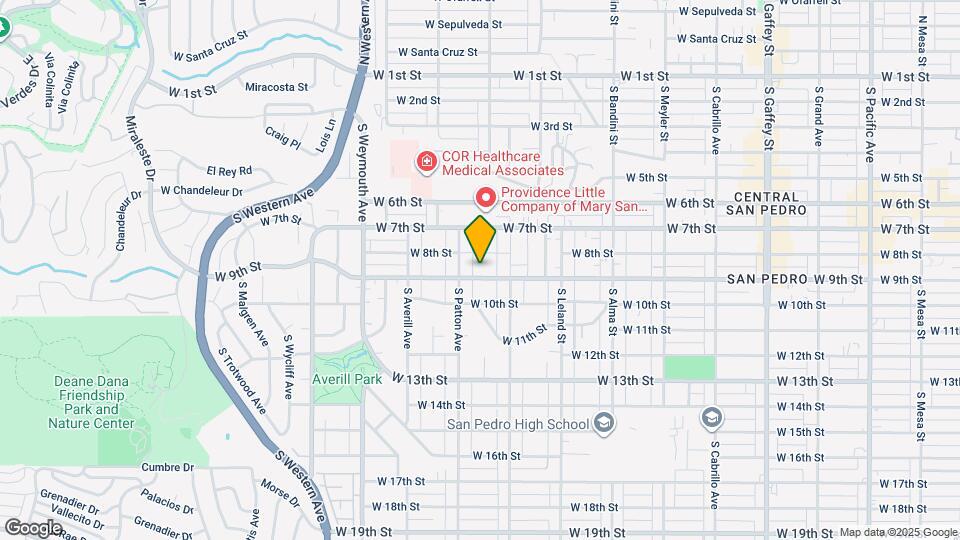 1260 W 9th St Map and Location Details